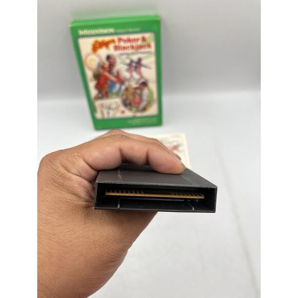 CIB Las Vegas Poker and Blackjack (Intellivision) COMPLETE IN BOX, TESTED - Picture 4 of 7